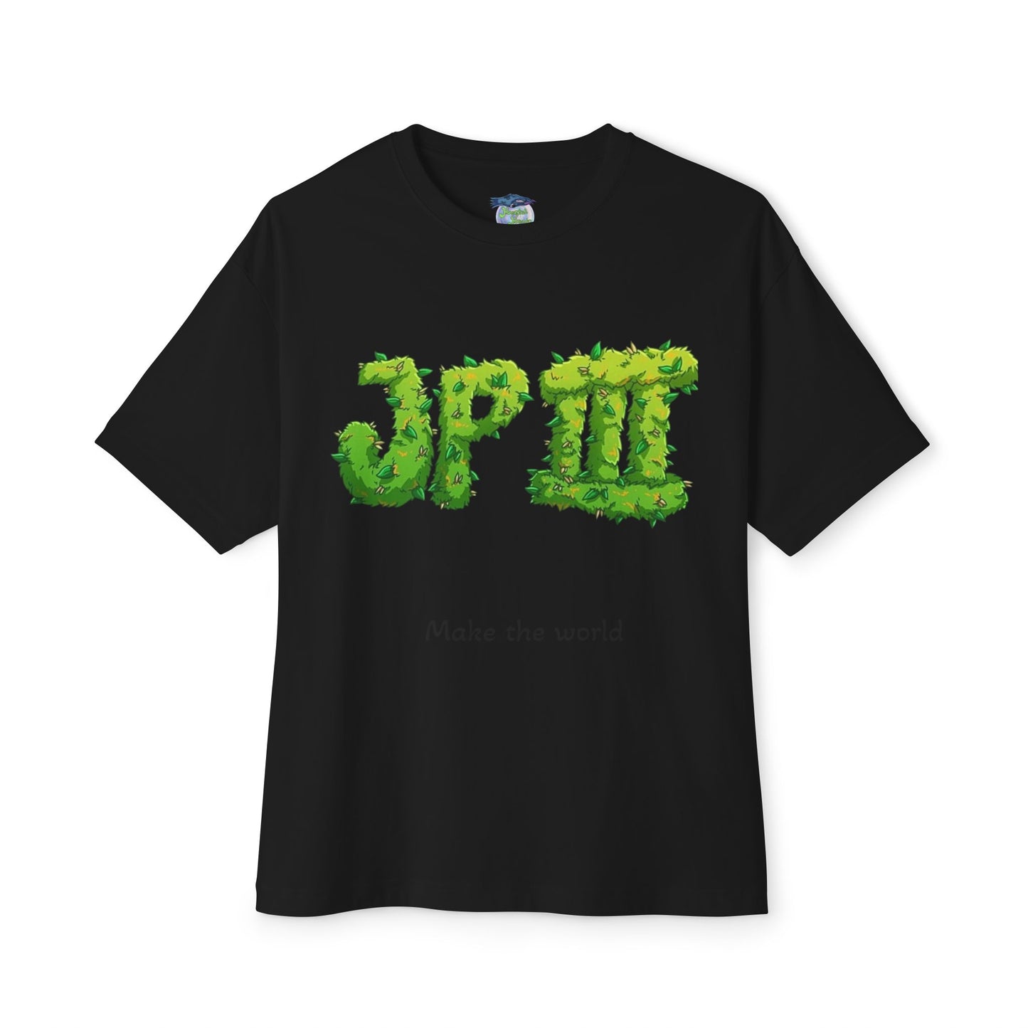 JP III 'Merciful Jungle' Eco Graphic Tee — Oversized Boxy T-Shirt