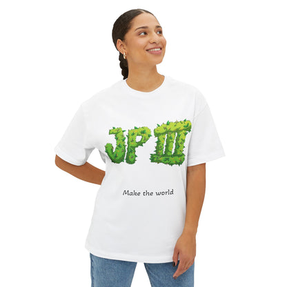 JP III 'Merciful Jungle' Eco Graphic Tee — Oversized Boxy T-Shirt