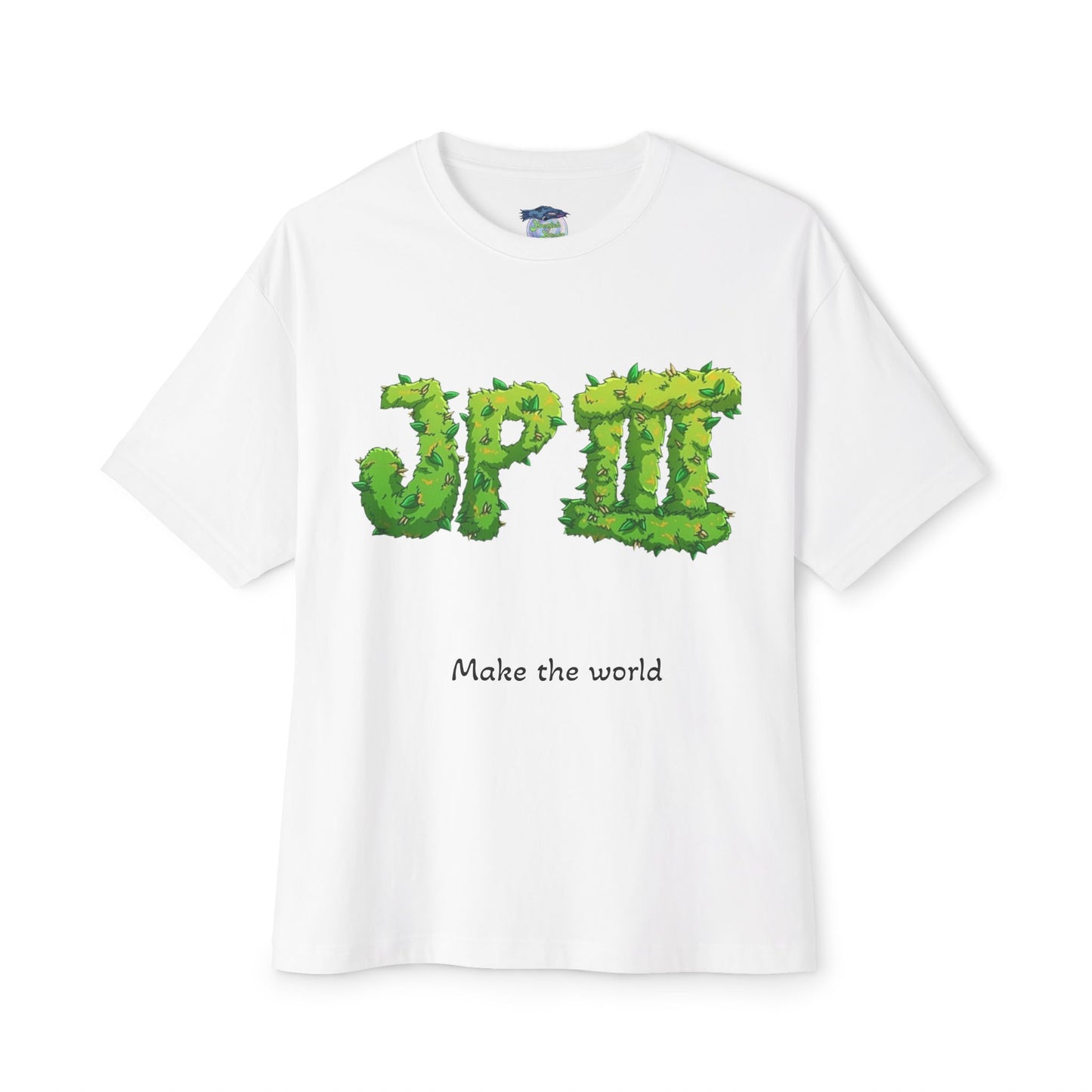 JP III 'Merciful Jungle' Eco Graphic Tee — Oversized Boxy T-Shirt