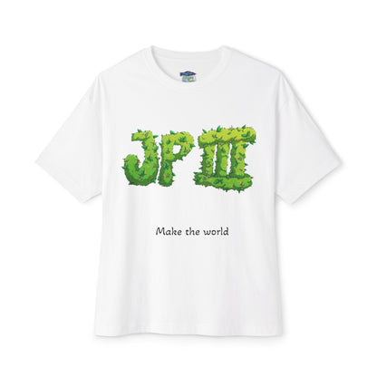 JP III 'Merciful Jungle' Eco Graphic Tee — Oversized Boxy T-Shirt