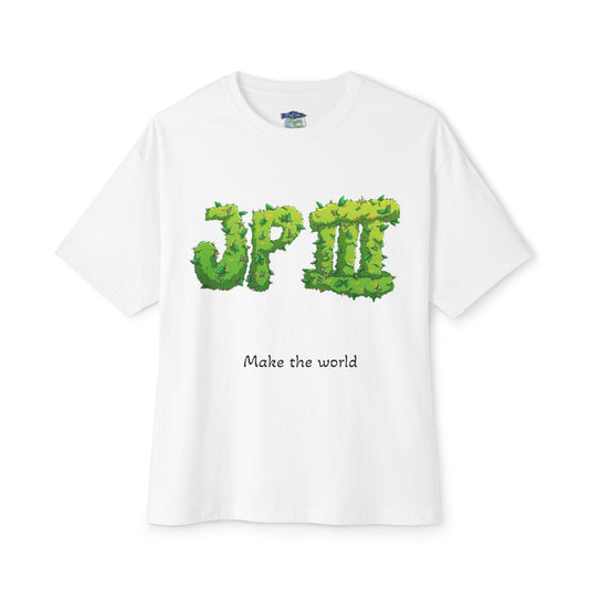 JP III 'Merciful Jungle' Eco Graphic Tee — Oversized Boxy T-Shirt