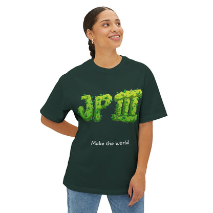 JP The 3rd, 'Good Gas / Mental Magic' Eco Graphic Tee — Dark Oversized Boxy T-Shirts