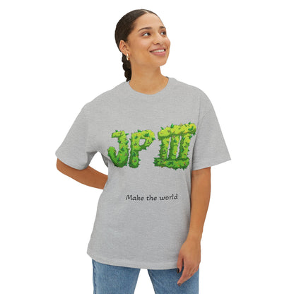 JP III 'Merciful Jungle' Eco Graphic Tee — Oversized Boxy T-Shirt