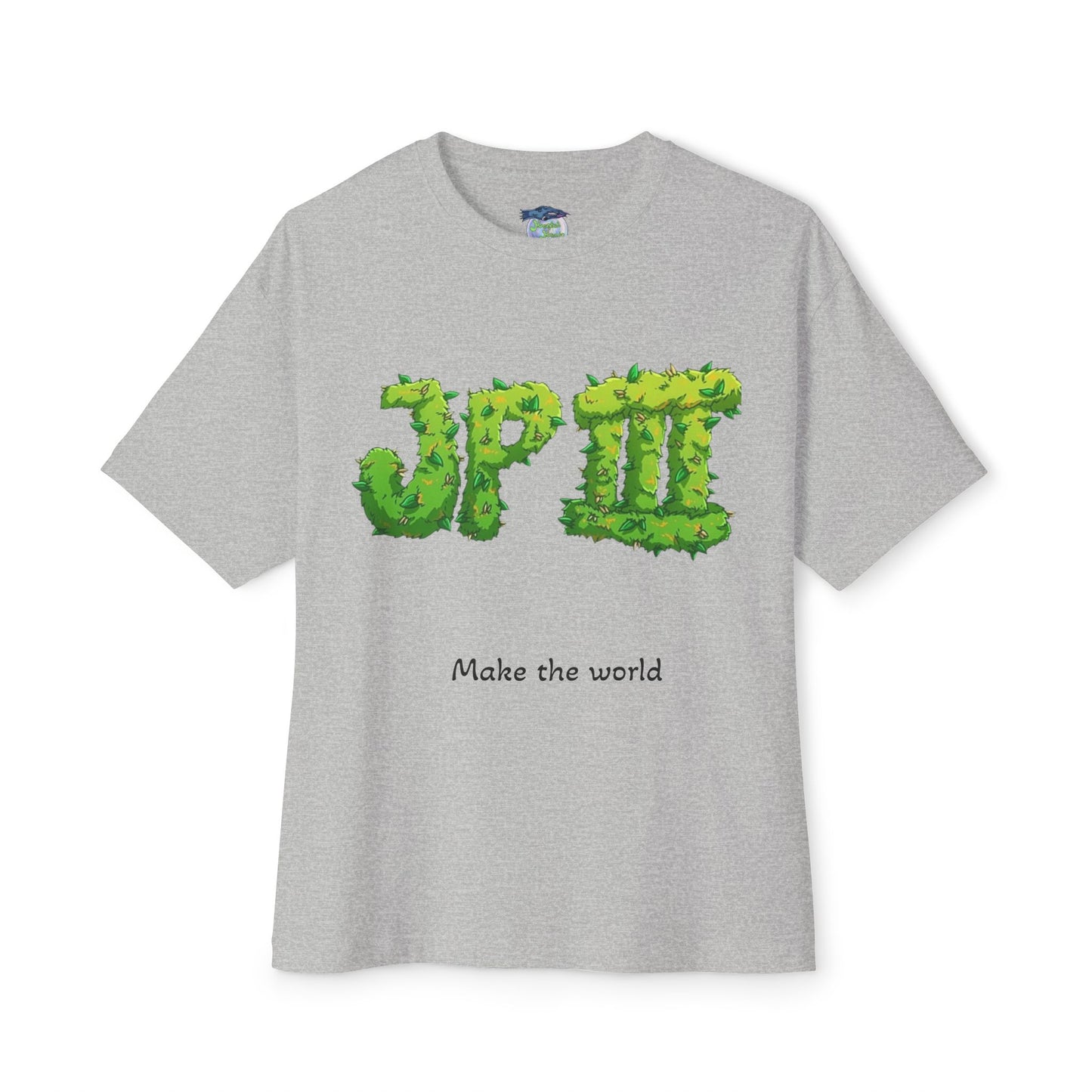 JP III 'Merciful Jungle' Eco Graphic Tee — Oversized Boxy T-Shirt
